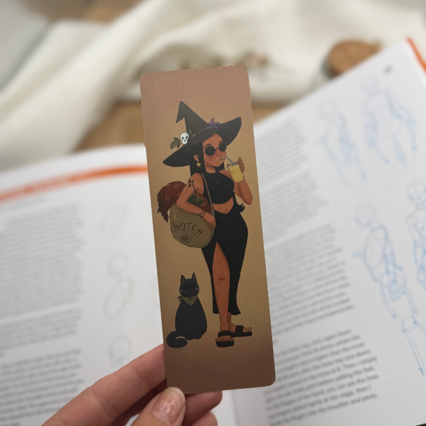 Lesezeichen Summerween Hexe