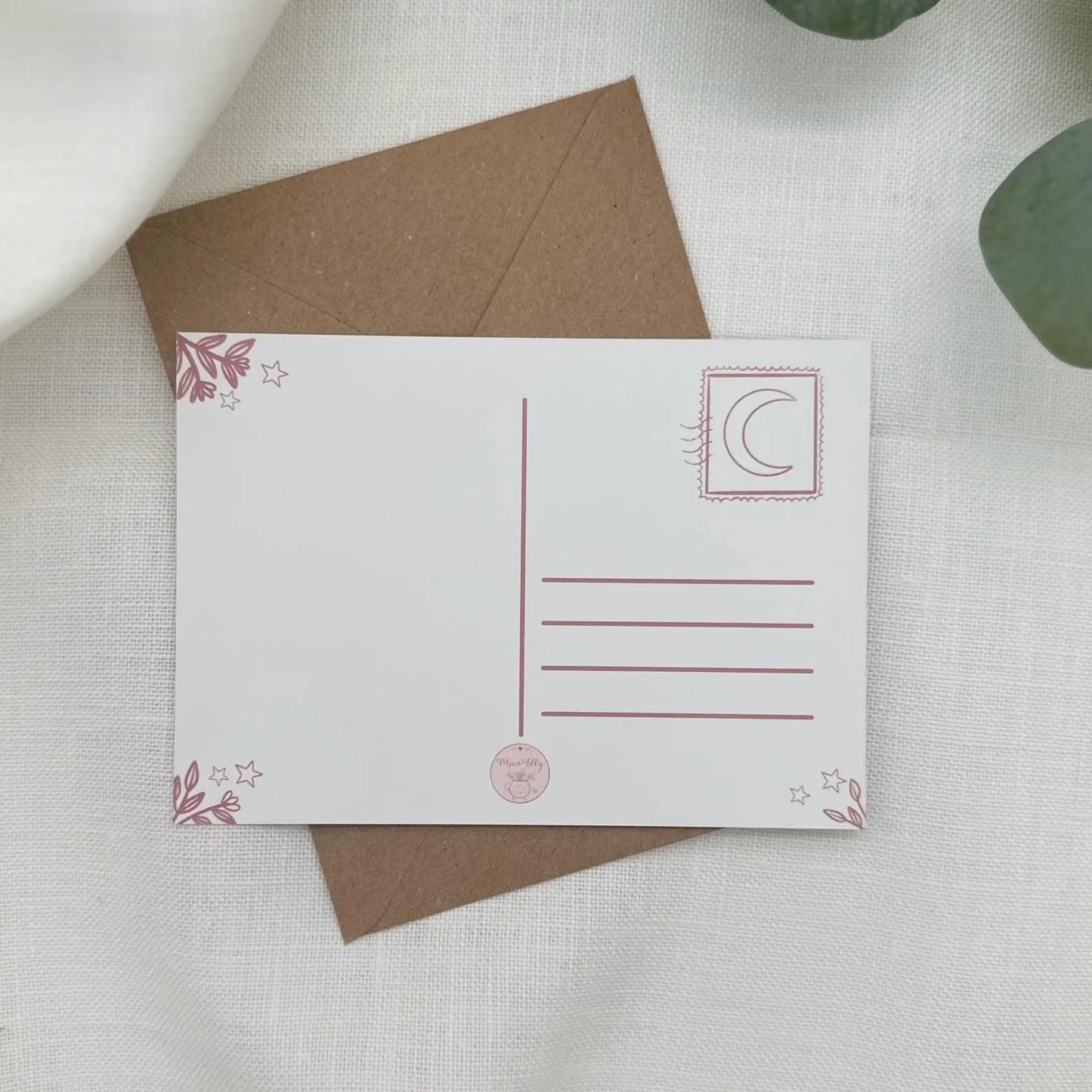 Meerjungfrau Illustration Postkarte