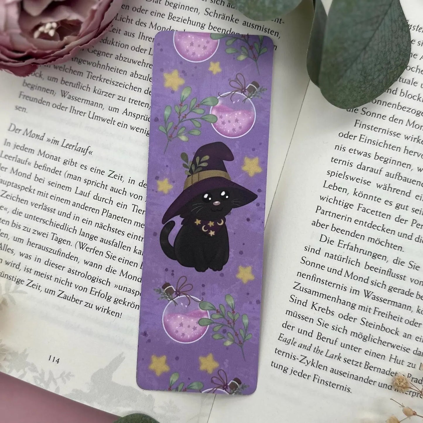 Lesezeichen Hexenkatze