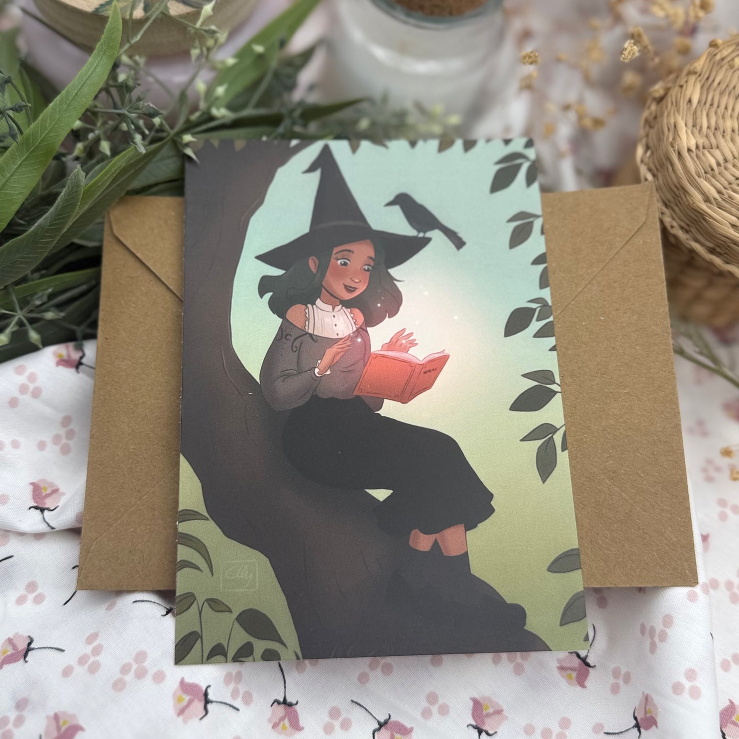 Postkarte Magisches Lesen