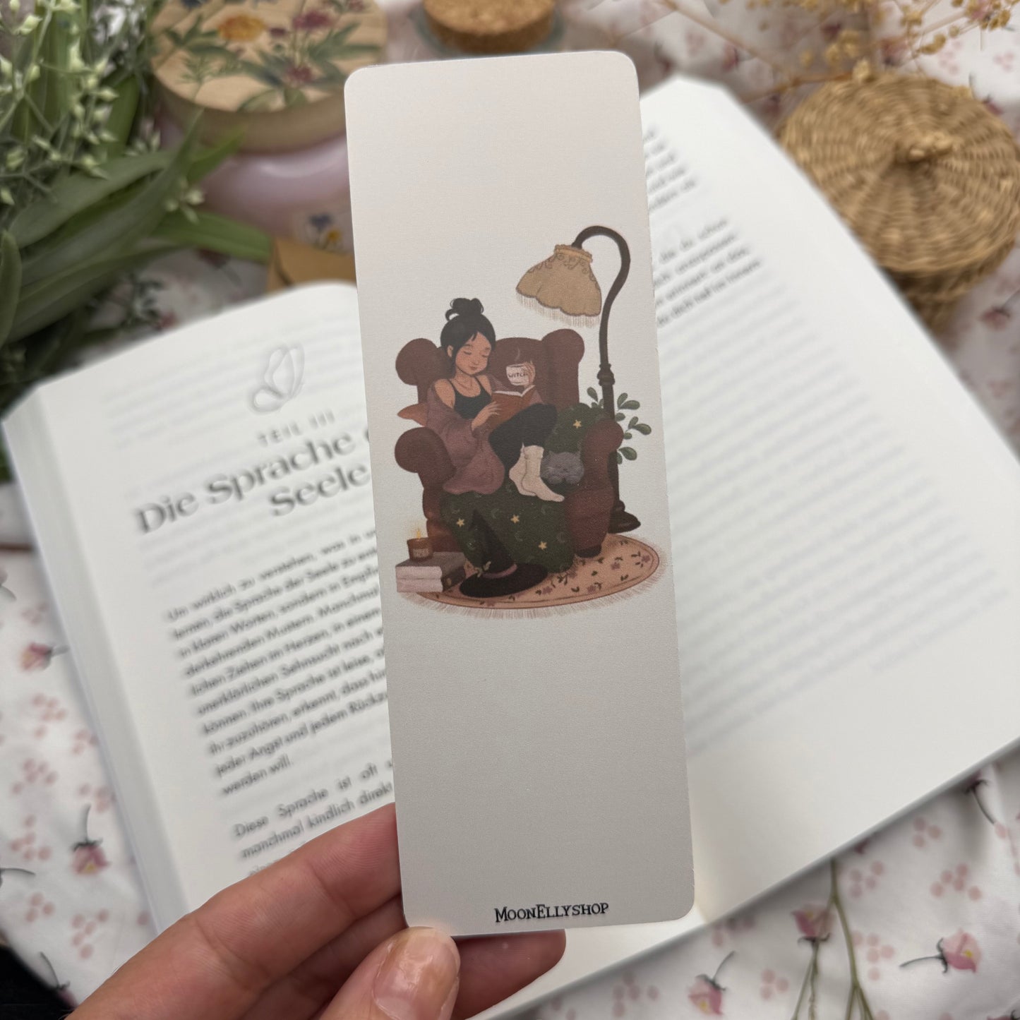 Gemütliche Lesestunde – Lesezeichen für Bücherliebhaber | Cozy Reading Bookmark | Geschenk für Leseratten