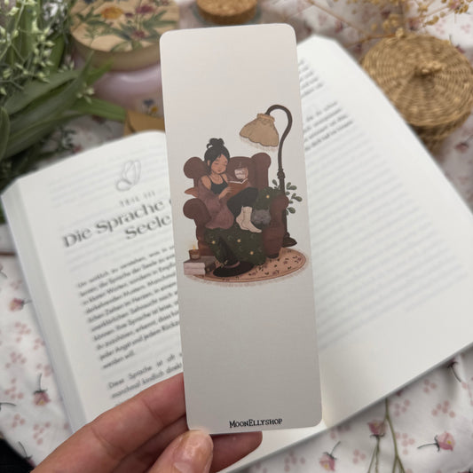 Gemütliche Lesestunde – Lesezeichen für Bücherliebhaber | Cozy Reading Bookmark | Geschenk für Leseratten