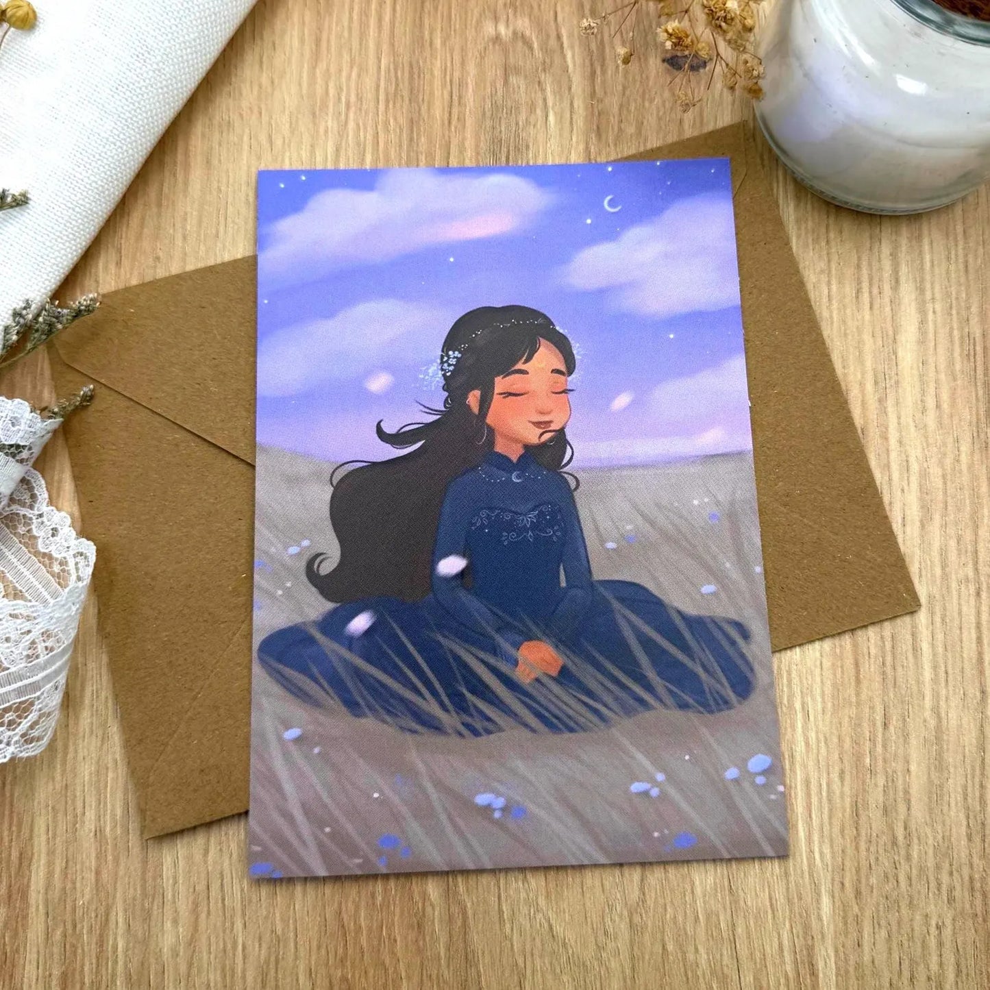 Achtsamkeitskarte Selbstliebe und innere Ruhe A6