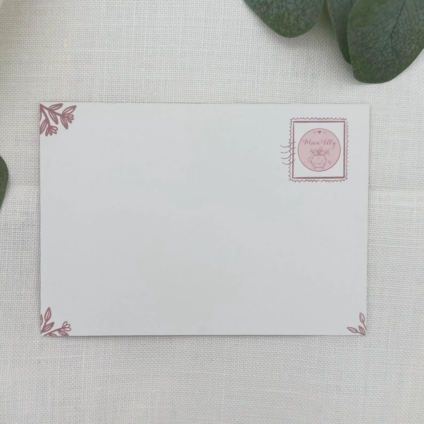 Cozy Selfcare mit Buch- Postkarte mit Katze und Achtsamkeit | A6 Karte