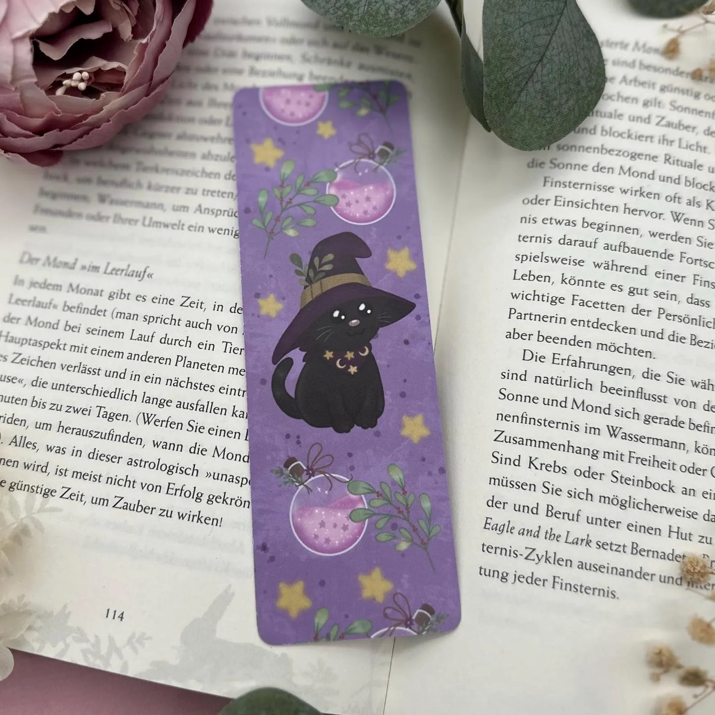 Lesezeichen Hexenkatze