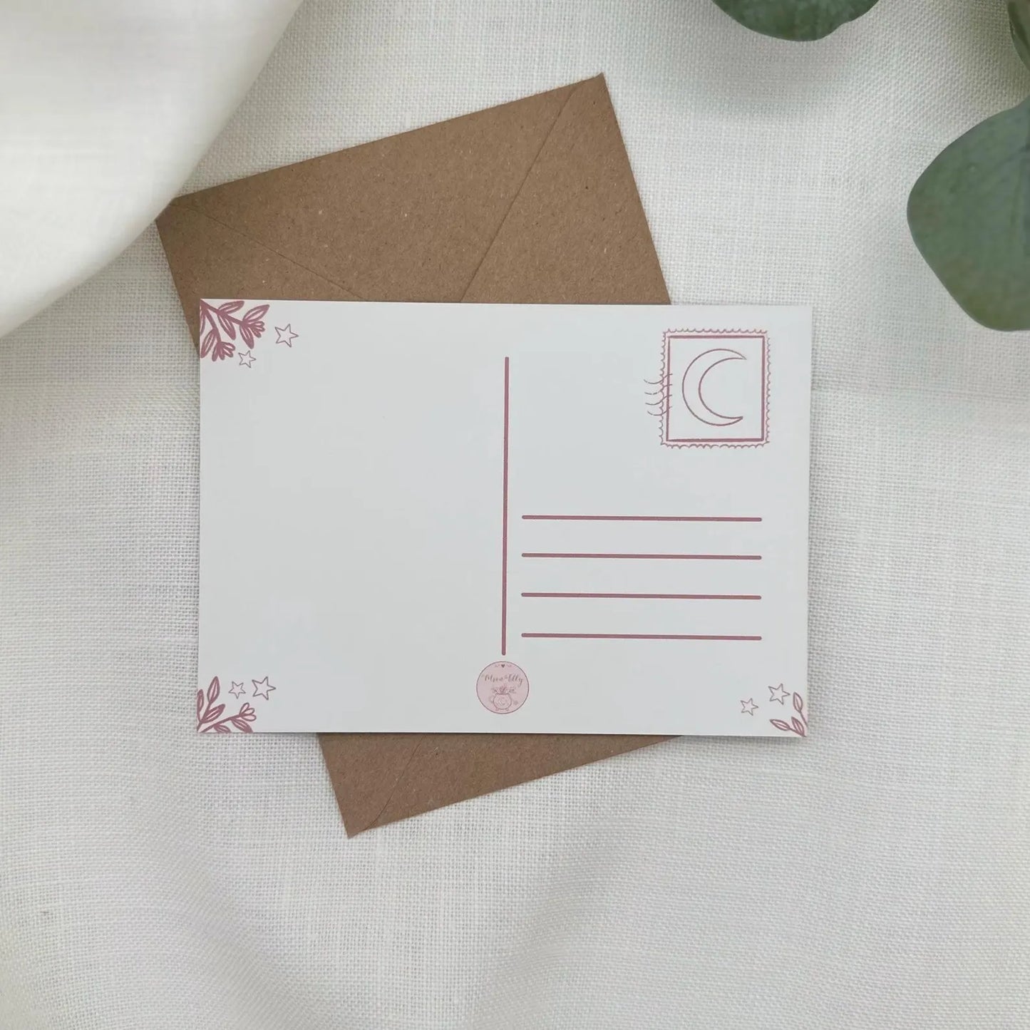 Kaffeepause Hexe- gemütliche Auszeit Postkarte