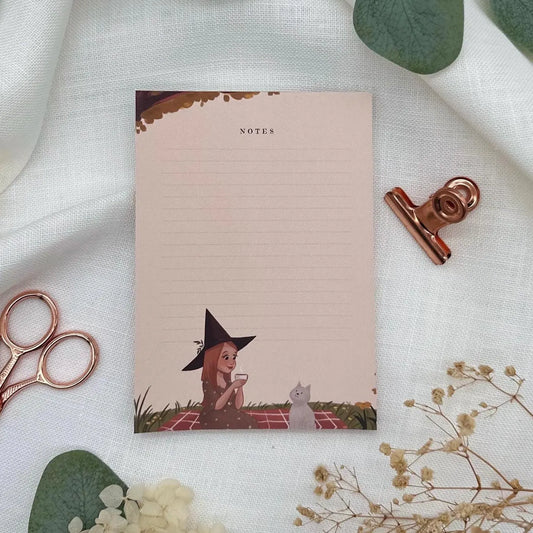 Pausen mit meiner Katze – Notizblock A6 | Magischer Notizblock für deine Gedanken | 50 Blatt, Naturpapier