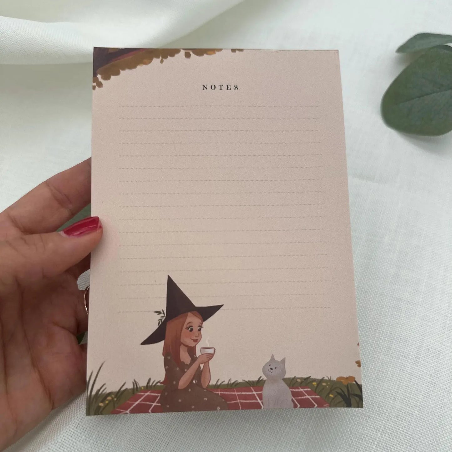 Pausen mit meiner Katze – Notizblock A6 | Magischer Notizblock für deine Gedanken | 50 Blatt, Naturpapier