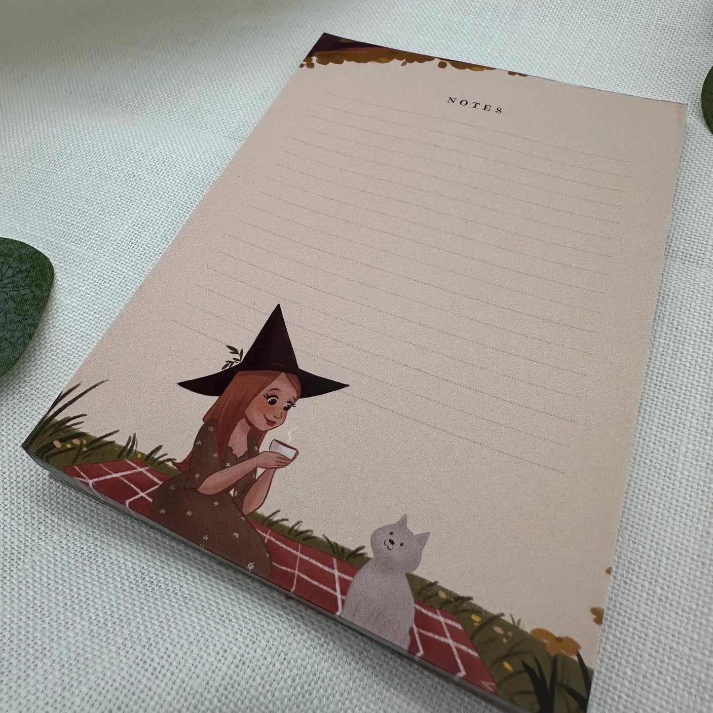 Pausen mit meiner Katze – Notizblock A6 | Magischer Notizblock für deine Gedanken | 50 Blatt, Naturpapier