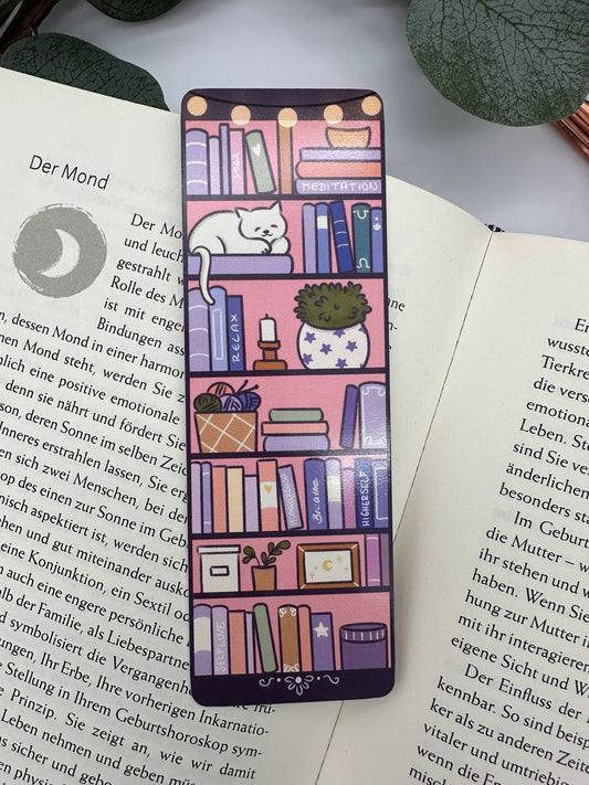 Magisches Bücherregal - Witchy Cat und Büchercharme