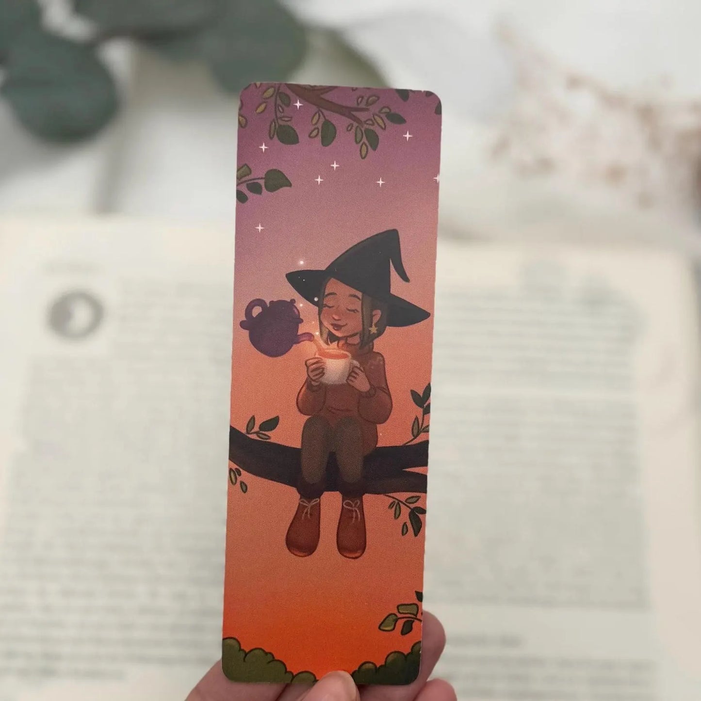 Magisches Lesezeichen für Booklover Achtsames Lesen / Witchy