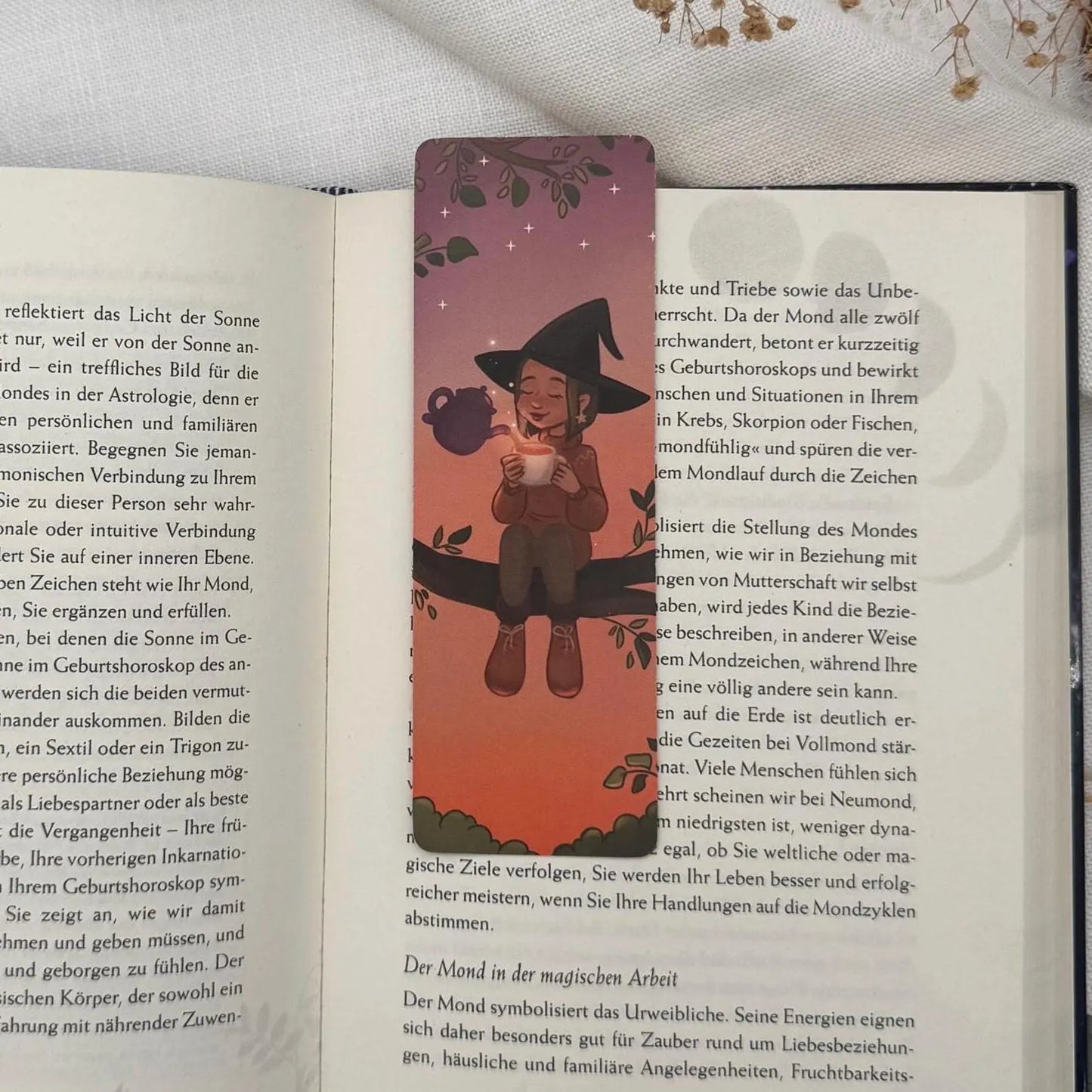 Magisches Lesezeichen für Booklover Achtsames Lesen / Witchy
